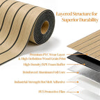 VEELIKE Tan Birch Slat Wall Panels Peel and Stick 3D Wood Grain Wall Panel - Image 8