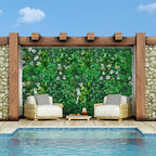 Grooy Artificial Hedge Grass Wall, Boxwood Panels 40"x120", UV Protected - Image 3