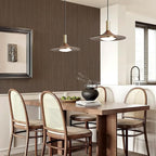 Brown Grasscloth Peel and Stick Wallpaper Vintage Texture Removable Waterproof - Image 5