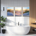 Natural Wood Framed Wall Art - Image 5