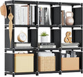 Mavivegue Book Shelf, 9 Cube Storage Organizer, DIY Bookcase, Metal Cube by Mavivegue