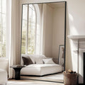 Oversized Standing Mirror Full Length, Hanging or Wall Mounted, Tempered Glass by MirrMuse