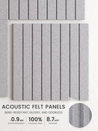 Bumusty Large Cork Board Alternative-48 x 36" Felt Bulletin Board Tiles - Image 3