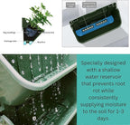 LaLaGreen Vertical Garden Planter – 24 Pack 13 Inch Dark Green Hanging Pots - Image 5