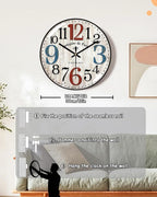 Decorative Wall Clocks Batterys Operated, Retro Wall Clock - Image 6