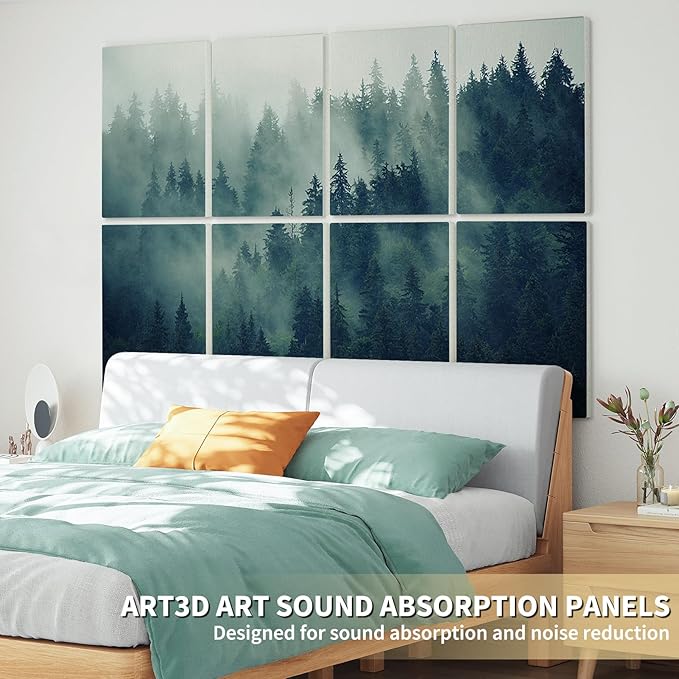 Art3d Soundproof Wall Panels 48"x32", Sound Absorbing Decorative Wall Panels - Image 8