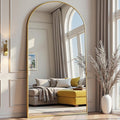 Prywot Arched Full Length Mirror, Modern Full Body Mirrors by Prywot