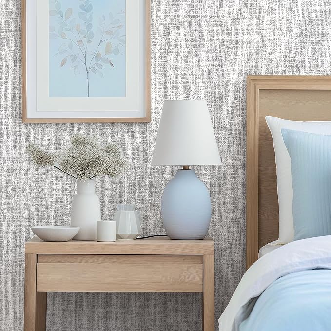 Vinjiasin Grasscloth Peel and Stick Wallpaper Vintage Textured Contact Paper - Image 2