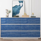 Livelynine Blue Grasscloth Peel and Stick Wallpaper Textured Prepasted Navy - Image 2