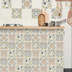 Wudnaye Bohemian Wallpaper Peel and Stick Faux Tile Contact Paper 17”×196” Tile - Image 6
