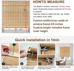 No Tool No Drill Bamboo Blinds for Interior Windows, Bamboo Shades for Indoor - Image 6