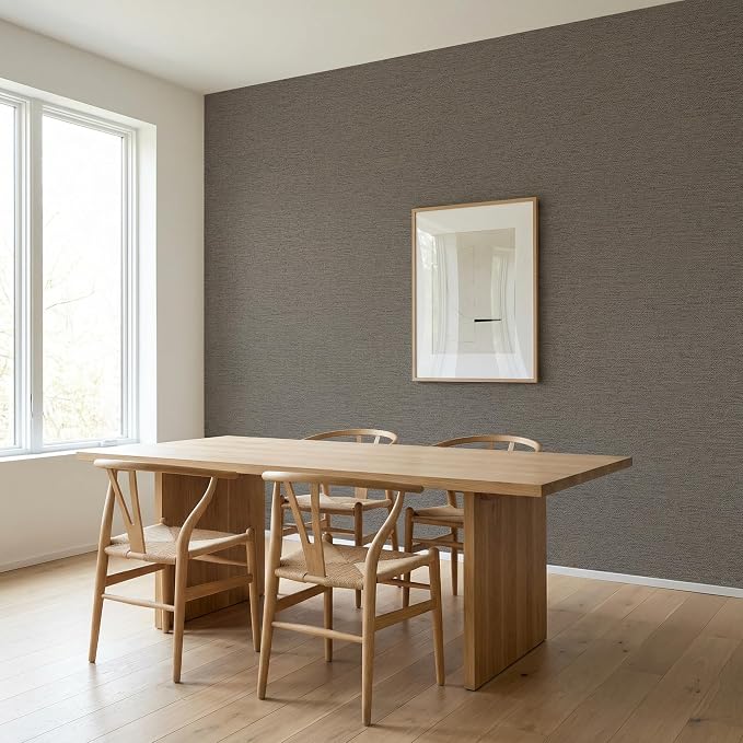 WADILE Grasscloth Peel and Stick Wallpaper 15.7in x 78.7in, Textured Contact - Image 4