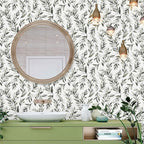 Livebor Olive Leaf Wallpaper Peel and Stick Leaf Contact Paper 17.7inch x - Image 7
