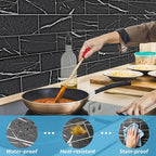 Art3d 102-Piece Faux Stone Peel and Stick Backsplash Tile, Waterproof Thick PVC - Image 5