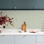 HueBurst Grasscloth Peel and Stick Wallpaper 17.3" x 60" Renter Friendly - Image 3