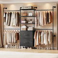 ONBRILL T2 Wall Mounted Industrial Pipe Clothing Rack, Closet Organizers and by ONBRILL