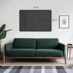 Lightomorrow Bulletin Board, 36 x 24 inches Felt Board - Image 6