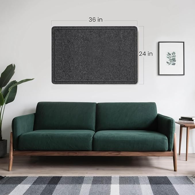 Lightomorrow Bulletin Board, 36 x 24 inches Felt Board - Image 6