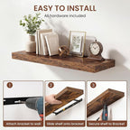 Dreamland 36 Inches Floating Shelves - Image 5