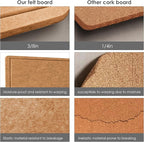 Lightomorrow Bulletin Board, 35 x 17 1/2 inches Felt Board - Image 7