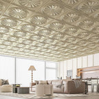 Art3dwallpanels Ceiling Tiles 12 Pack Drop Ceiling Tiles, 24 x 24 Inch High - Image 6