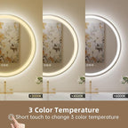 LOVESPEJO 24" Round LED Bathroom Mirror - Image 4