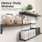 BAYKA Wall Shelves for Bedroom Decor, Floating Shelves for Wall, Display - Image 5