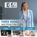 TXL 18.44" Large Digital Wall Clock - Image 4