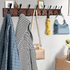 Kuhome 32.2'' Large Coat Rack Wall Mount Coat Hooks Coat Hanger - Image 3