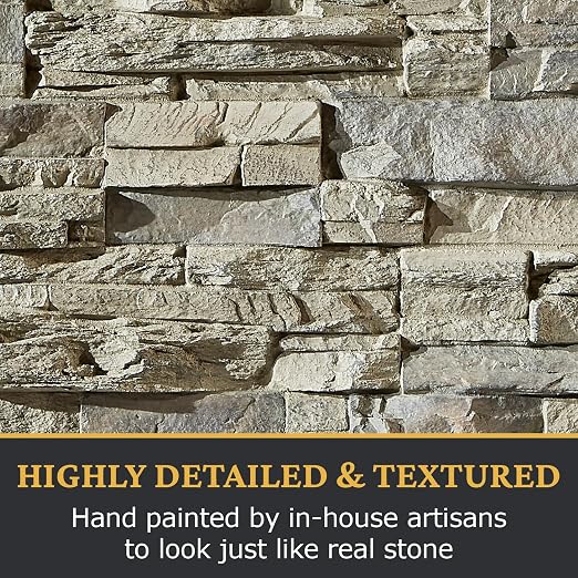 AZ Faux High-Density Polyurethane Faux Stone Interlocking Right Endcap - Image 6