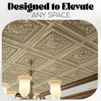 Art3d 12-Pack PVC Drop Ceiling Tiles, 2ft x 2ft - Image 5