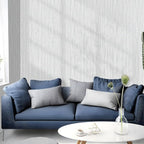 Beige Grey Grasscloth Wallpaper Peel and Stick 15.74" X 472.44" Removable - Image 3