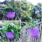 6 Pack Colorful Wall Hanging Planters - Image 9