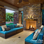 Ekena Millwork 48 5/8"W x 24 3/4"H x 1 1/4"D Cascade Stacked Stone, StoneWall - Image 15