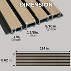 From Plain to Beautiful in Hours WPC Exterior Wall Slat Panels Waterproof - Image 2