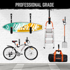 HORUSDY 10-Pack Garage Hooks, Utility Hook, Kayak and Hanging Ladders - Image 9