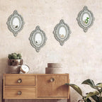 ZEXUIRU 4 Set. Rustic Wall Mirrors - Image 3