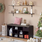 DINZI LVJ Long Wall Shelves, 47.3Inch Wall Mounted Shelves Set of 2, Extra - Image 9