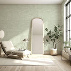 Amiya Grasscloth Wallpaper 17.3"x80" Sage Green Peel and Stick Faux Fabric - Image 7