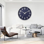 HZDHCLH Wall Clocks Battery Operated, Wall Clock Navy Blue, 14 inch Wall Clock - Image 7