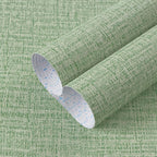 Guvana Grasscloth Peel and Stick Wallpaper Green Textured Contact Paper Modern by Guvana