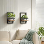 Sbosbo Floating Shelves for Wall, Plant Shelf Indoor, Wall Planters for Indoor - Image 2
