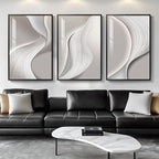 Large Framed Modern Abstract Wall Art by Cuspin