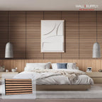 Wall!Supply 3D Soundproof Wall Panels – Acoustic Walnut Finish – EPS Foam - Image 2