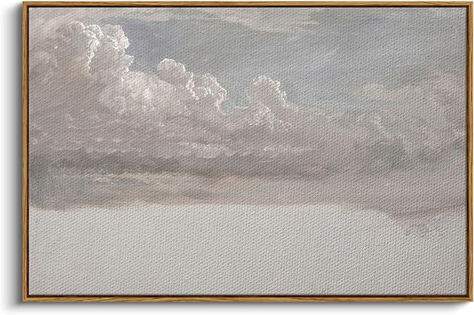 InSimSea Framed Canvas Wall Art Vintage Decor, Home Decor Classical Oil by InSimSeaArt