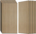 Wood Veneer Sound Panels, 10 Pack 47.2”x23.6” Wall Panels, Decorative Acoustic by AUTORIFIC