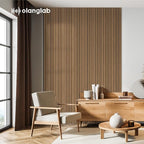 Olanglab Wood Wall Panels 4 Pack, Wood Slat Acoustic Wall Panels, 94.5"x12.6" - Image 7