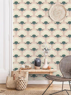 CiCiwind 17.3"×197" Pink Peel and Stick Wallpaper Floral Wall Paper Removable - Image 2