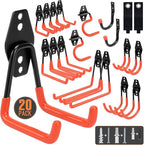 TONDA Garage Hooks, 20 Pack Garage Organization, Wall Storage Hooks Heavy Duty by TONDA