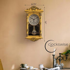 Clockswise Vintage Grandfather-Style Wall Clock - Image 2